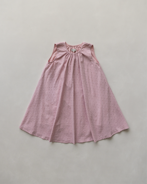 點點刺繡傘擺洋裝