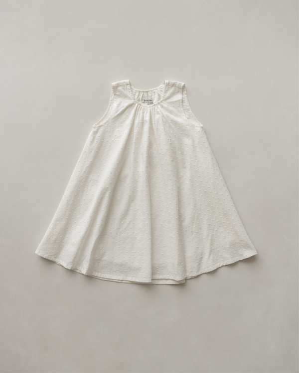 點點刺繡傘擺洋裝